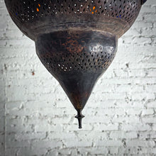Load image into Gallery viewer, Moroccan Aged Brass Pendant Light
