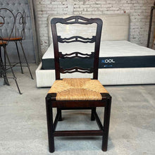 Load image into Gallery viewer, Set of 4 Mexican Provincial Rush Seat Chairs
