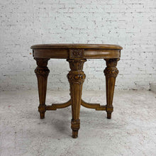 Load image into Gallery viewer, Neoclassical Marble Top Side Table
