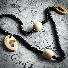 Load image into Gallery viewer, Vintage Artisan Tribal Tagua Nut Multi-Strand Necklace
