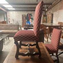 Load image into Gallery viewer, Spanish Style Upholstered Dining Chair
