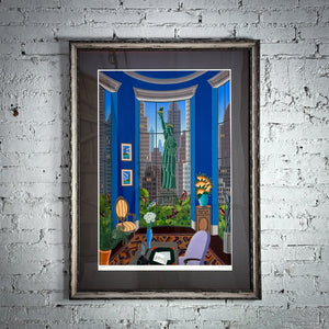 Thomas McNight Modernist Serigraph Print