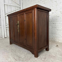 Load image into Gallery viewer, Chinese Elm Ming-Style Scholar Cabinet
