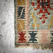 Load image into Gallery viewer, Kilim Wool Runner Turkish Flatweave Rug
