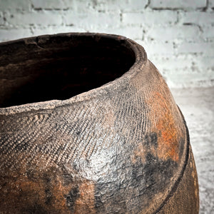 Mid Century African Clay Water Pot Pottery