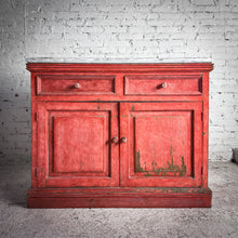 Load image into Gallery viewer, Vintage Swedish Painted Oak Sideboard
