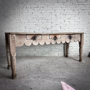 Antique Campesino Weathered Pine Console