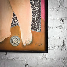 Load image into Gallery viewer, David Leonardo Painting Nude Female Figure
