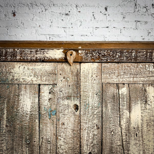 Farmhouse Whitewash Reclaimed Wood Shelving Unit Shelving