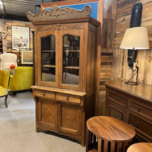 Load image into Gallery viewer, Antique Oak Hutch
