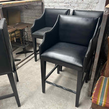 Load image into Gallery viewer, Set of 5 Contemporary Leather Stool
