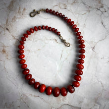 Load image into Gallery viewer, Piedras Contemporary Beaded Red Carnelian Necklace
