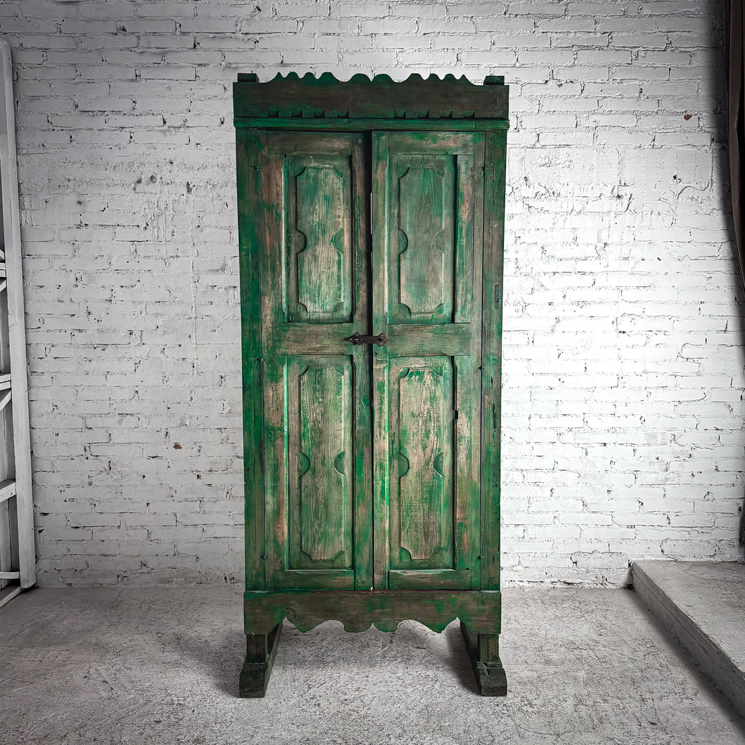1940's Rustic Pine Storage Cabinet