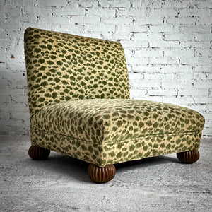 Set of 2 Brunschwig + Fils Slipper Lounge Chair