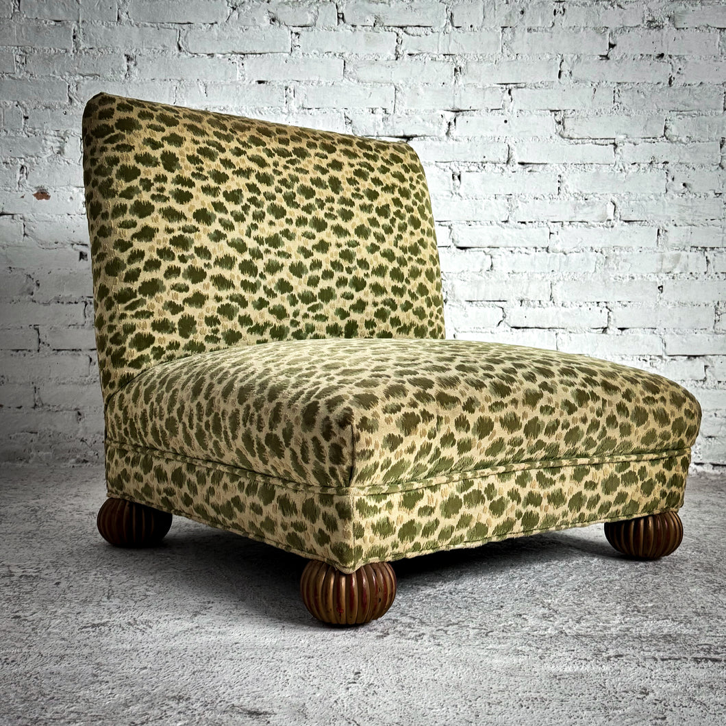 Set of 2 Brunschwig + Fils Slipper Lounge Chair