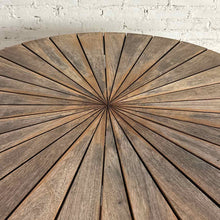 Load image into Gallery viewer, Mid-Century Style Acacia Sunburst Table
