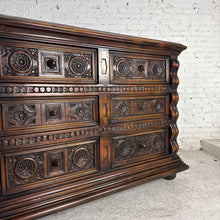 Load image into Gallery viewer, Spanish Revival 6-Drawer Highboy Chest
