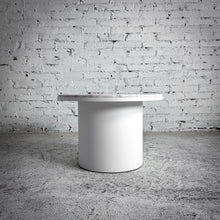Load image into Gallery viewer, Blu Dot Plateau Carrara Marble Side Table
