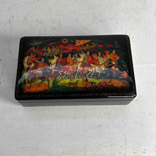 Load image into Gallery viewer, Palekh Russian 'Prince Igor' Lacquer Box
