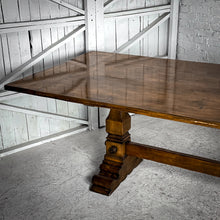 Load image into Gallery viewer, Rustic Pine Pedestal Dining Table
