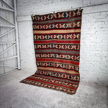 Load image into Gallery viewer, Turkish Wool Area Kilim Flatweave Rug
