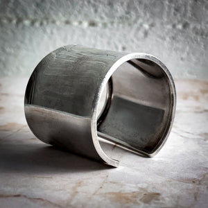 Modernist Sterling Silver Cuff