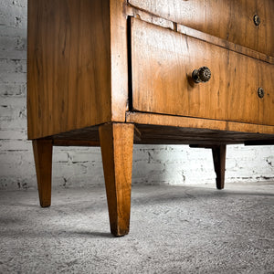 Antique Biedermeier Maple Veneer Roll Top Desk