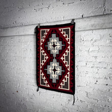 Load image into Gallery viewer, Teec Nos Pos Navajo Hand Woven Wool Accent American Flatweave Rug
