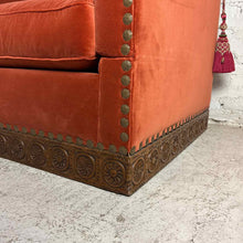 Load image into Gallery viewer, Hacienda Style Velvet Carved Sofa
