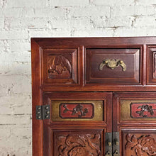 Load image into Gallery viewer, Chinese Accent Side Cabinet
