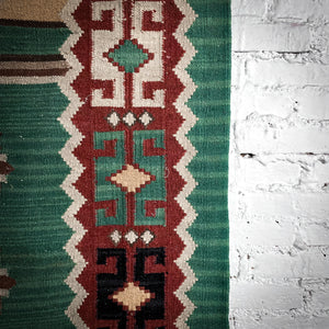 Kazak Wool Area Turkish Flatweave Rug