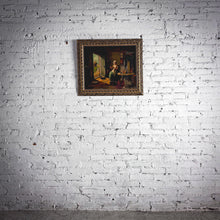 Load image into Gallery viewer, Late 19th C. Anton Muller Genre Realism Oil Canvas Painting
