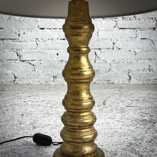 Load image into Gallery viewer, Gilt Wood Standard Table Lamp
