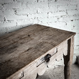 Antique Campesino Weathered Pine Console