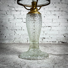 Load image into Gallery viewer, 1920&#39;s Hollywood Regency Cut Crystal Standard Table Lamp
