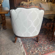 Load image into Gallery viewer, Louis XV Style Damask Armchair
