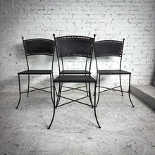 Load image into Gallery viewer, Set of 4 Industrial Iron Dining Chair
