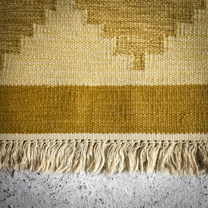 Hand Woven Wool India Flatweave Rug
