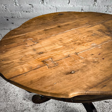 Load image into Gallery viewer, Antique Rococo Revival Walnut Pedestal Table
