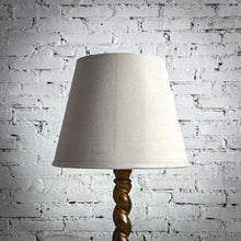 Load image into Gallery viewer, Gilt Barley Twist Wood Standard Table Lamp
