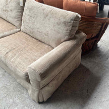 Load image into Gallery viewer, Transitional Champagne Chenille Sofa
