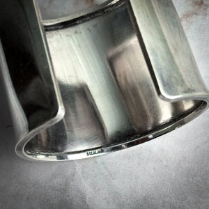 Modernist Sterling Silver Cuff