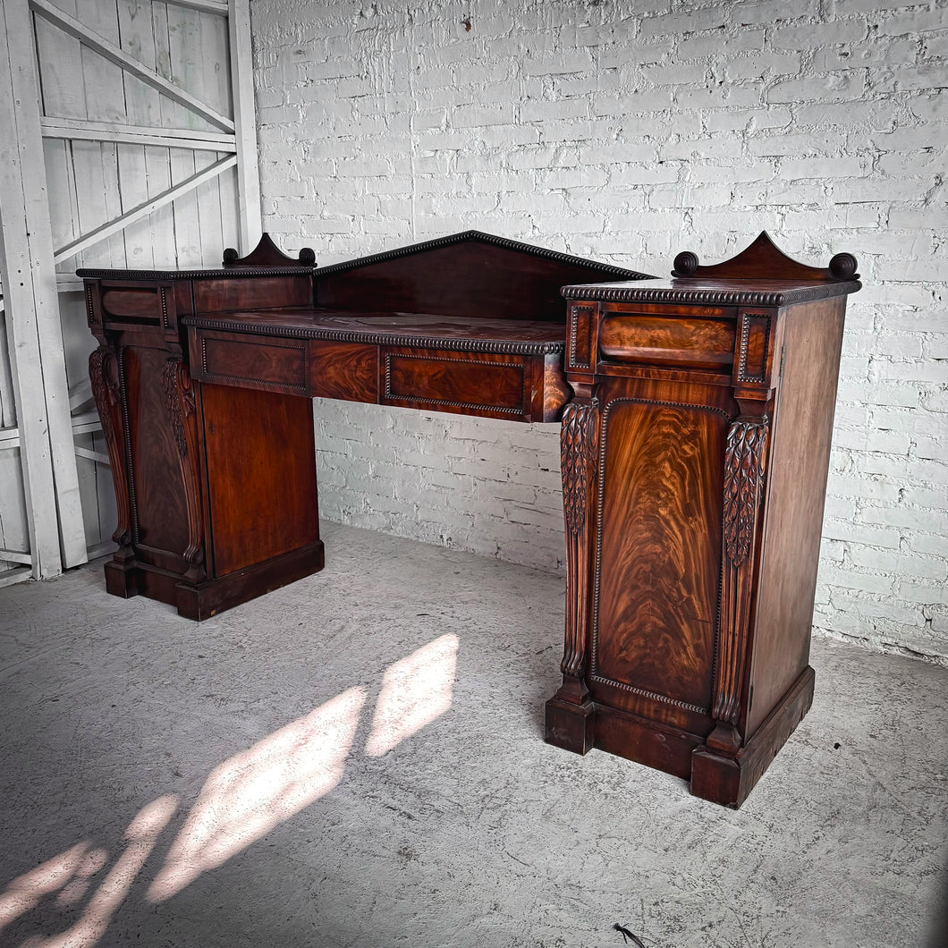 19th Century William IV Style Buffet Cabinet