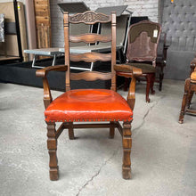 Load image into Gallery viewer, Set of 6 Romweber 1970's Viking Oak Carved Armchair
