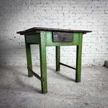 Load image into Gallery viewer, Antique Campesino Painted Wood Side Table
