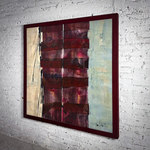 Lane Van Doren Abstract Impasto Canvas Painting