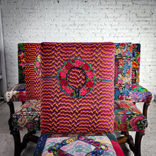Load image into Gallery viewer, Vintage Huipil Upholstered Wood Chair
