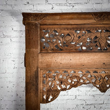 Load image into Gallery viewer, Indian Open Carved Teak Door Frame Architectural Element
