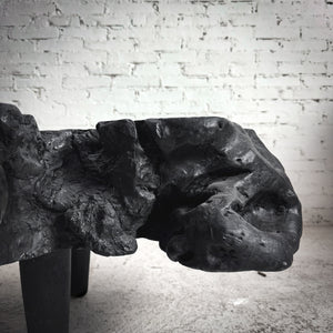 Dark Bon Shou Sugi Ban Cocktail Table