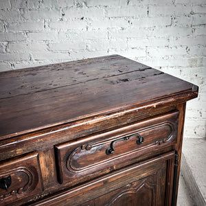 Santa Fe Carved Wood Buffet Sideboard
